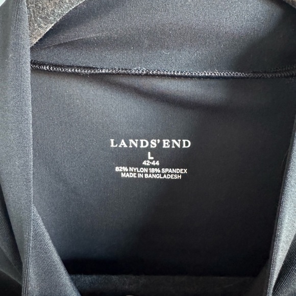 Lands End Men's Mock Neck Shirt - Picture 4 of 4